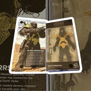 Star Wars black series black krrsantan new in box